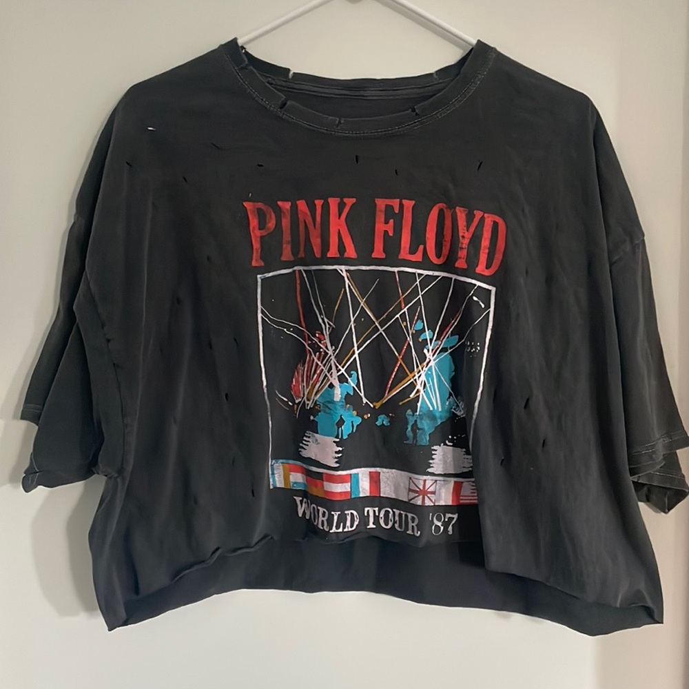 Pink Floyd Oversized crop
